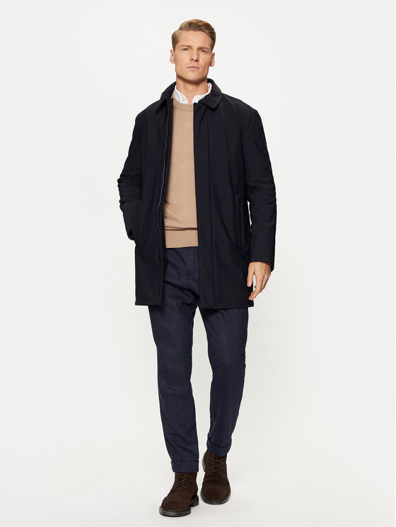 Bugatti Bugatti Преходно палто 635500 61050 Тъмносин Regular Fit