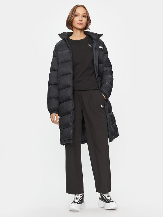 Puma Puma Spodnie dresowe Her 676007 Czarny Relaxed Fit