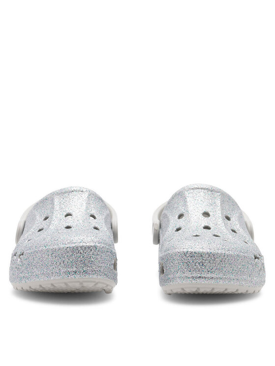 Crocs Crocs Ciabatte BAYA GLITTER CLOG K 207015-040 Argento