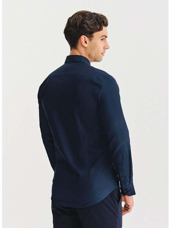 Pako Lorente Pako Lorente Koszula P25WF-1X-011 Granatowy Slim Fit