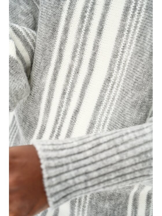 blue shadow blue shadow Sweter Hippie Szary Regular Fit