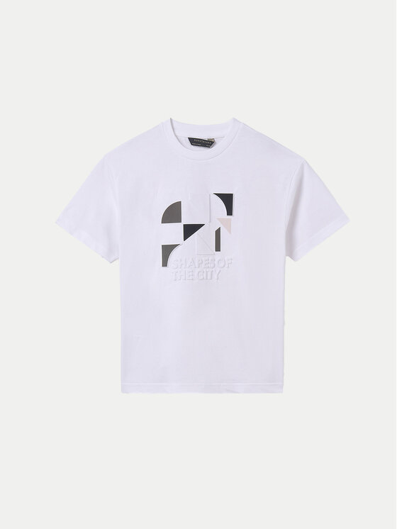 Chłopięcy T-Shirt Mayoral, Rozmiar 16Y, Biały, 6002