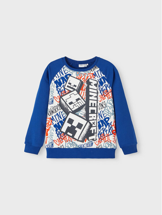 NAME IT Sweatshirt MINECRAFT 13221202 Blau Regular Fit Modivo