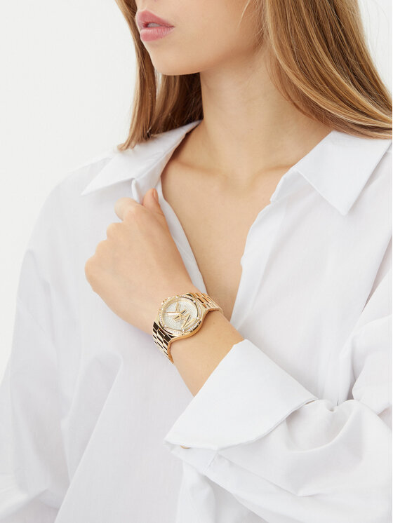 Michael Kors Michael Kors Часовник Lennox MK7229 Златист