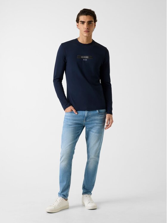 Guess Guess T-shirt 180211 Blu Classic Fit