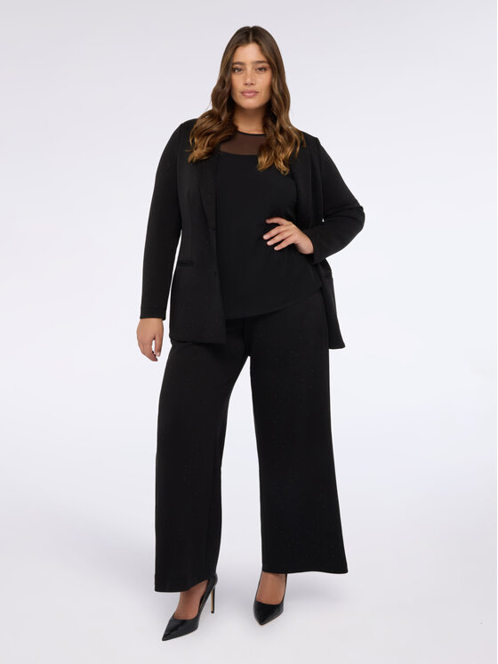 Fiorella Rubino Fiorella Rubino Giacca di transizione Q000L000006N033 Nero Slim Fit