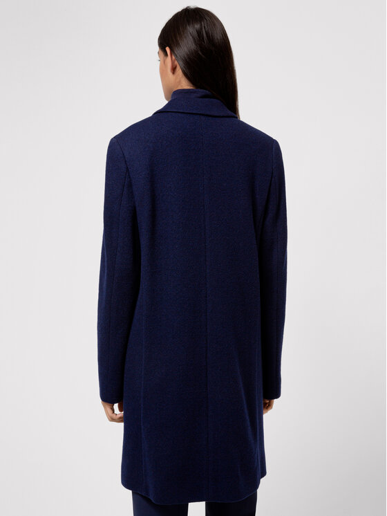 HUGO Hugo Palton de lână Mellia-1 50439072 Bleumarin Regular Fit