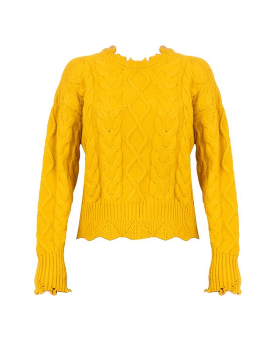 PINKO Pinko Maglione 1G166W Y79B | Chianti Giallo Regular Fit