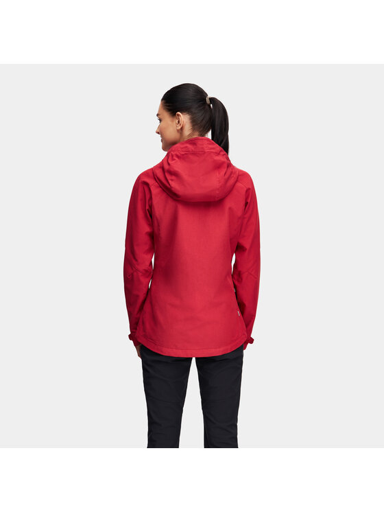 Alpinus Alpinus Kurtka softshell Majadita Czerwony Reglan Fit