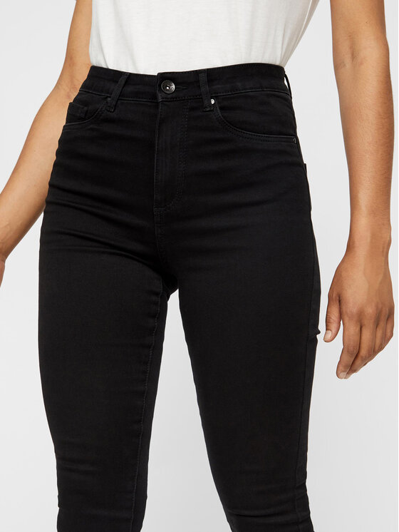 Vero Moda Vero Moda Džinsi Sophia 10209215 Melns Skinny Fit