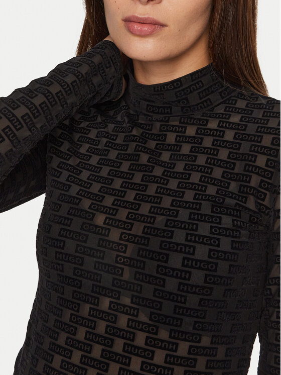 HUGO Hugo Блуза Dasori 50524057 Черен Slim Fit