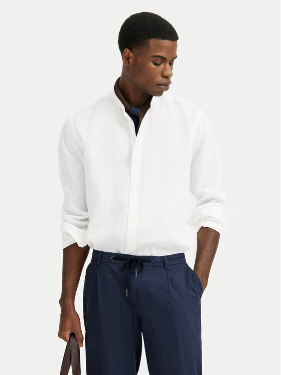 Bugatti Bugatti Сорочка 9550-78900C Білий Casual Fit