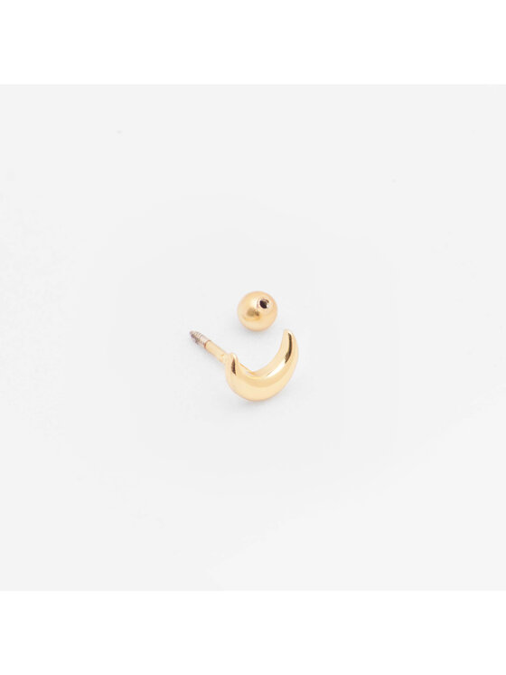 ANIA KRUK ANIA KRUK Piercing SRUKS0430Z Żółte złocenie