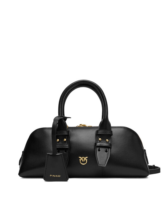 PINKO PINKO Kabelka Bowling Bag Baguette AI 25-26 PLTT 105334 A0QO Černá