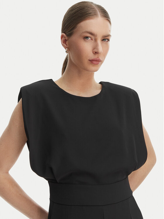 Rinascimento Rinascimento Kezeslábas CFC0127546003 Fekete Wide Leg