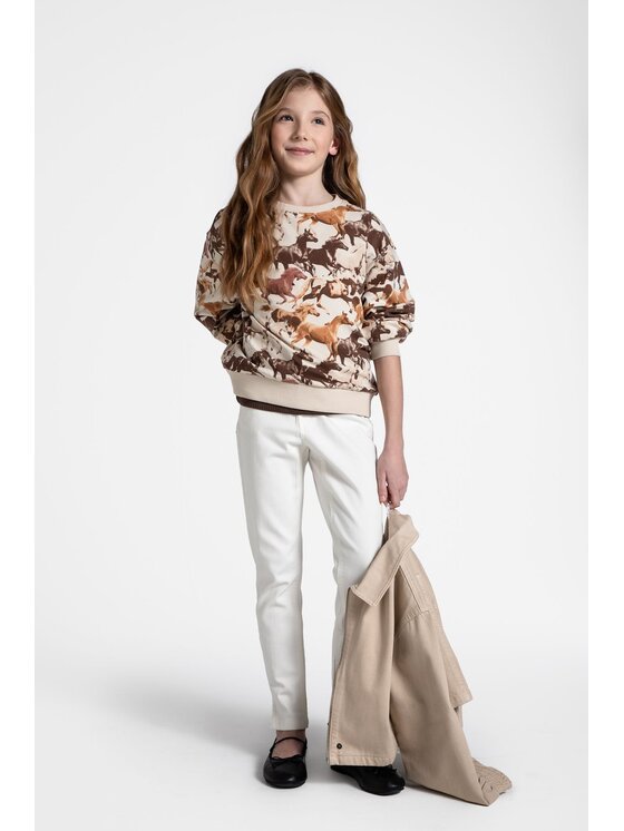 Coccodrillo Coccodrillo Bluza WC5132102NGJ-002 Beżowy Regular Fit