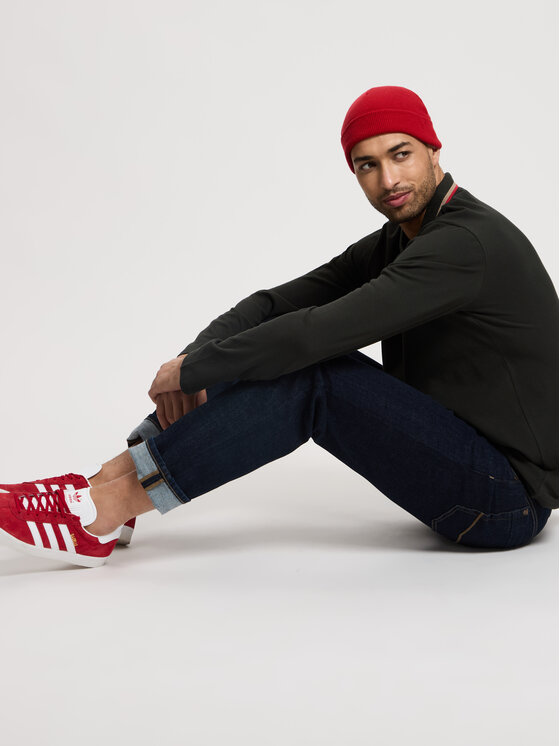 Cross Jeans Cross Jeans Longsleeve 16135-387 Zielony Regular Fit