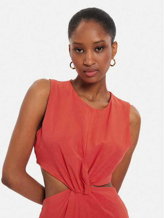 ViCOLO Vestito estivo TB2469 Rosso Regular Fit Modivo