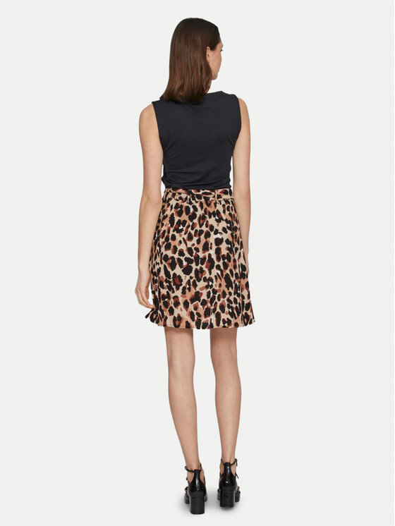 Vila Vila Trapecijos formos sijonas Moashly 14089471 Juoda Regular Fit