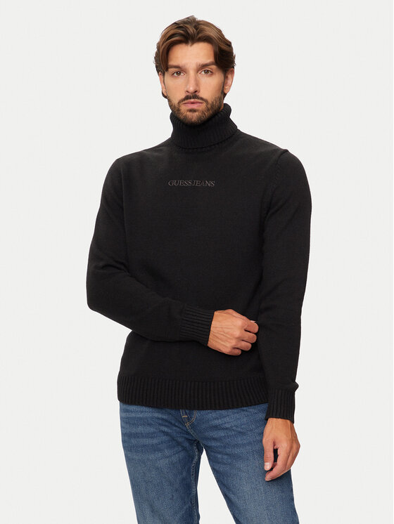 Férfi Garbó Guess, Méret: XL, Fekete, M4BR35 Z3HN2