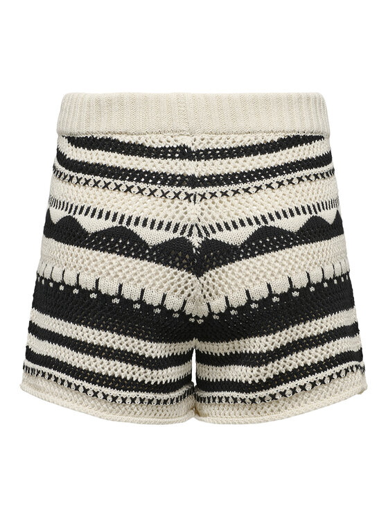 ONLY ONLY Šortky z materiálu Merida 15344405 Černá Regular Fit