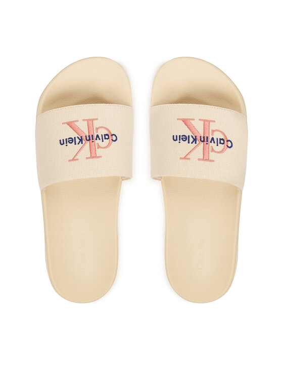 Calvin Klein Calvin Klein Natikače Ess Slide Cv HW0HW02958 Bež