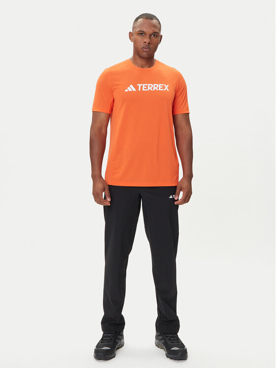 adidas adidas T-shirt Terrex Multi Climacool Logo Tech JI9236 Narančasta Regular Fit