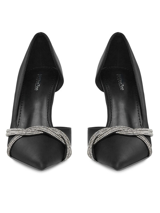 DeeZee DeeZee Pantofi cu toc subțire BG-2032 Negru