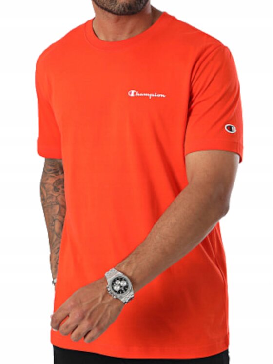 Champion Champion T-Shirt 220264-OS014 Pomarańczowy Standard Fit