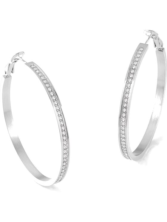 Guess Guess Náušnice JUBE02247JWRHT/U Strieborná