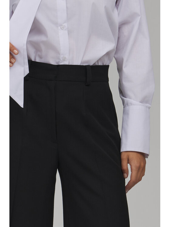 NIFE NIFE Kuloty SD144 Czarny Wide Leg