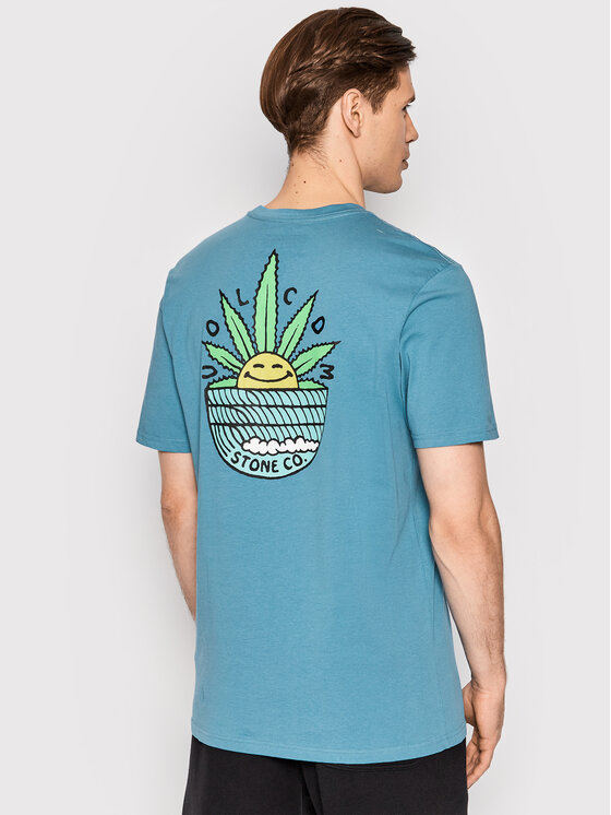 Volcom Volcom T-shirt Kind Shine A5012207 Blu Classic Fit