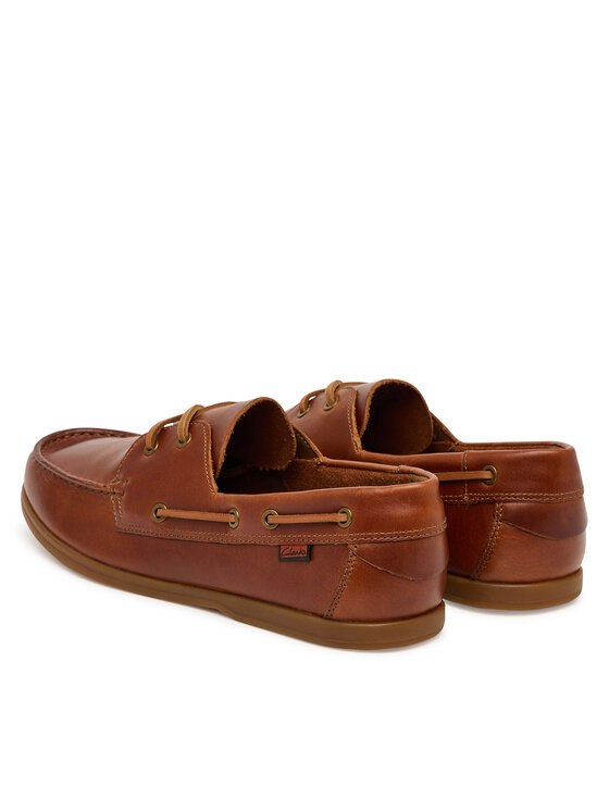 Clarks Clarks Pusbačiai Charmouth Lace 26186434 Ruda