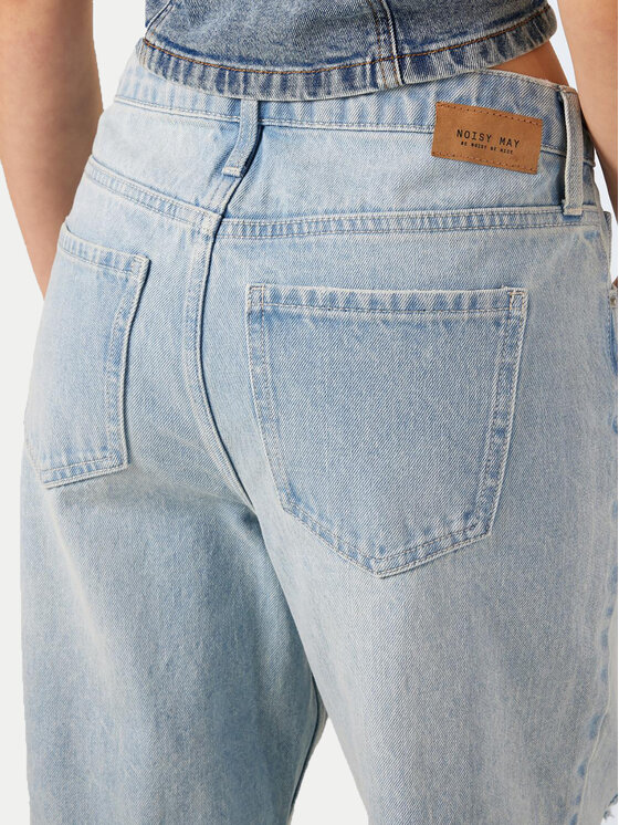 Noisy May Noisy May Blugi Frilla 27030393 Albastru Straight Fit