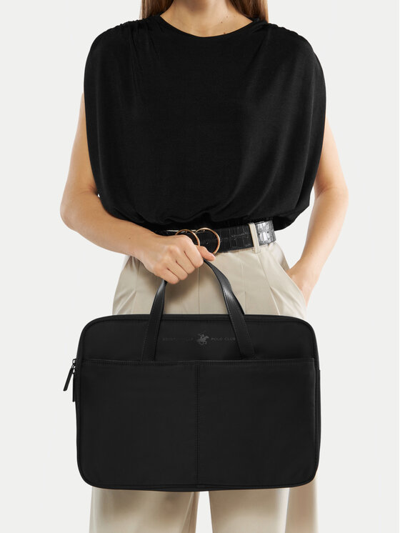 Beverly Hills Polo Club Beverly Hills Polo Club Torba za laptop BHPC-K-027-06 Crna