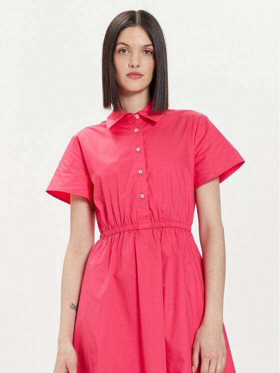 United Colors Of Benetton United Colors Of Benetton Повсякденна сукня 4NICDV08D Рожевий Regular Fit