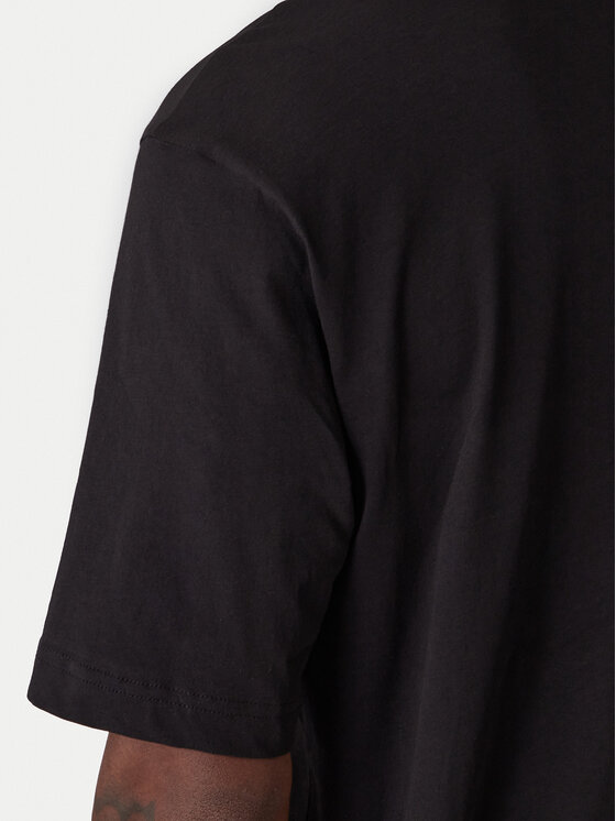 HUGO HUGO T-Shirt Namerix 50554350 Czarny Regular Fit