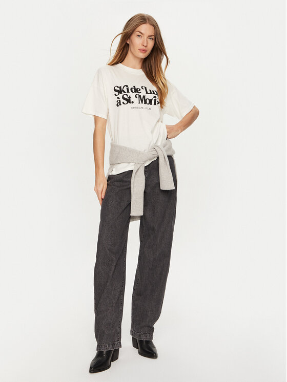 ViCOLO ViCOLO Тишърт RS0052 Екрю Regular Fit