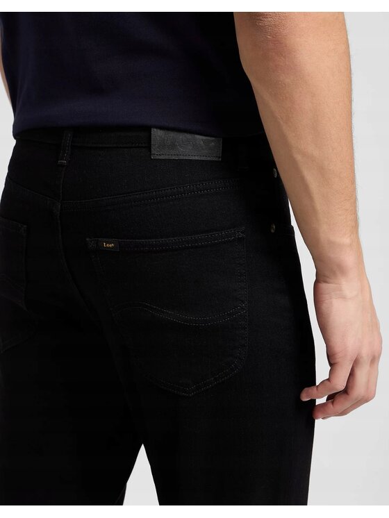 Lee Lee Jeansy Brooklyn Straight Czarny Regular Fit
