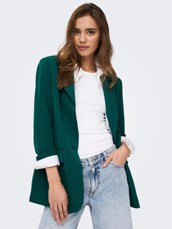 ONLY ONLY Suknjič 15245698 Zelena Oversize