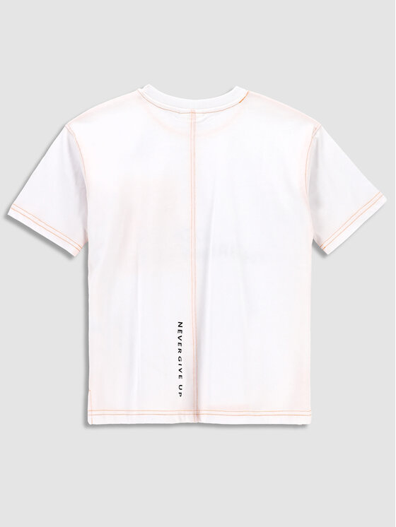 Coccodrillo Coccodrillo Tricou WC2143202LOK Alb Regular Fit