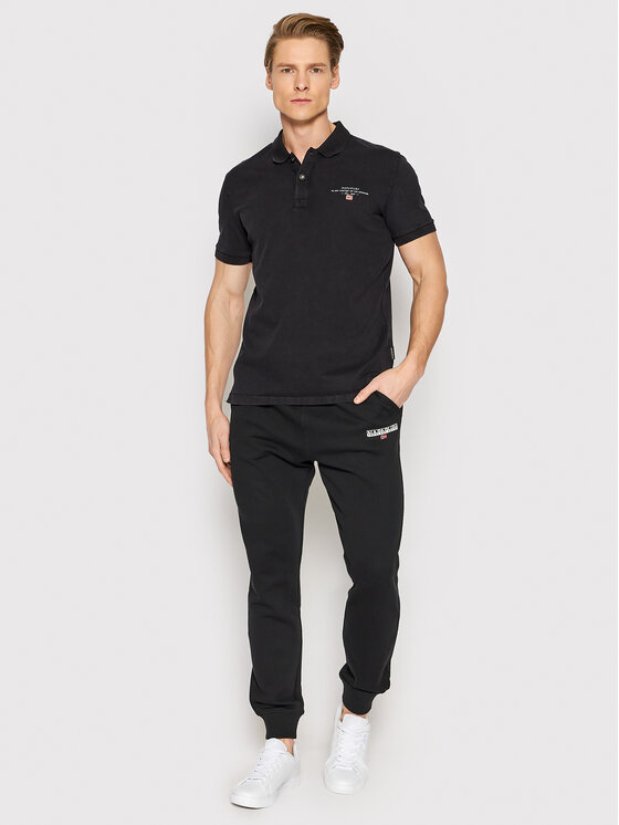 Napapijri Napapijri Polo Elbas NP0A4GB4 Μαύρο Regular Fit