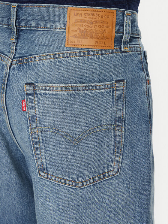 Levi's® Levi's® Džínové šortky 478™ 001JM-0005 Modrá Baggy Fit