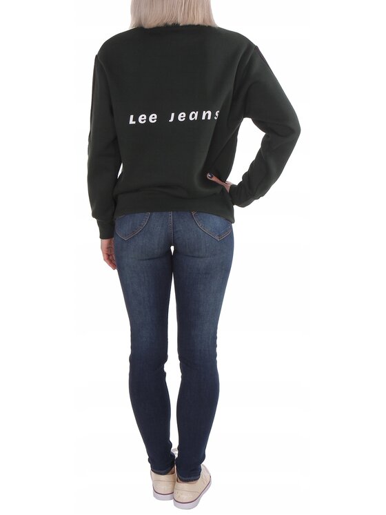 Lee Lee Felpa REFLECTIVE SWS Verde Regular Fit