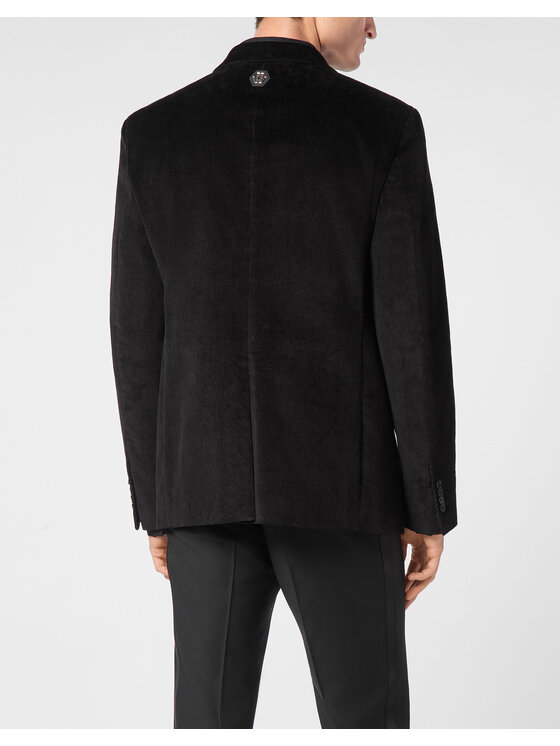 PHILIPP PLEIN PHILIPP PLEIN Marynarka 20013 Czarny Regular Fit