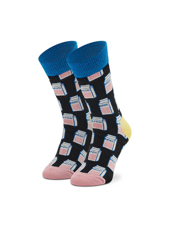 Șosete Lungi pentru Copii Happy Socks KMIL01-9300 Negru