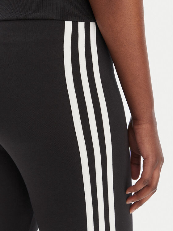 adidas adidas Colanți 3-Stripes KD5572 Negru Slim Fit