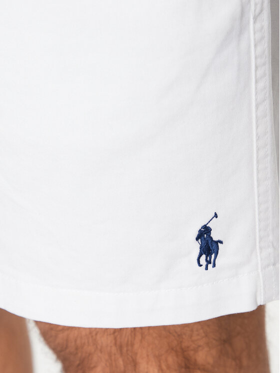 Polo Ralph Lauren Polo Ralph Lauren Kratke hlače iz tkanine 710644995042 Bela Regular Fit