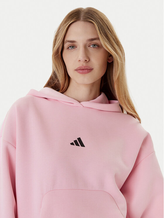 adidas adidas Džemperis Future Icons 3-Stripes JE0183 Rožinė Loose Fit
