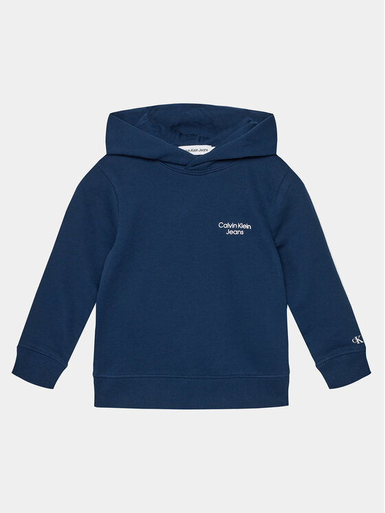 Calvin Klein Jeans Calvin Klein Jeans Džemperis Stack Logo IB0IB01293 Tamsiai mėlyna Regular Fit